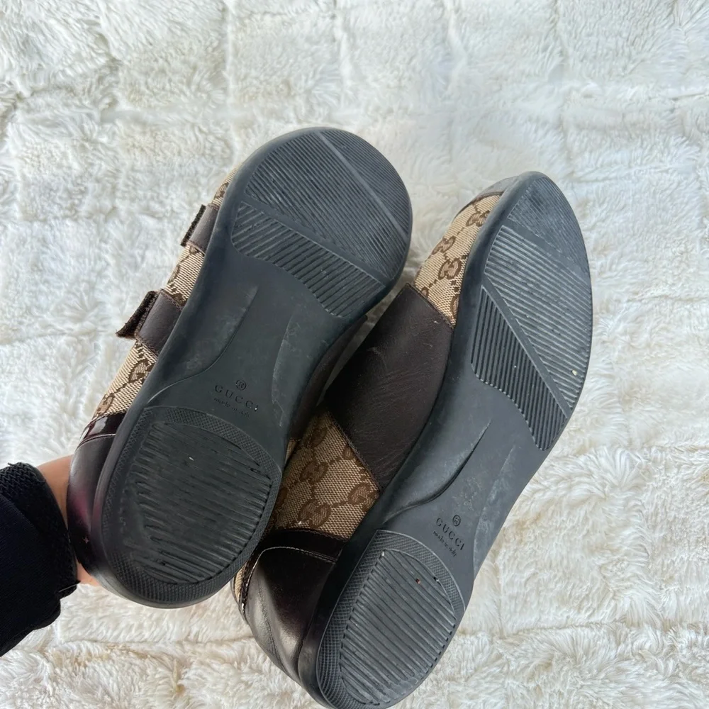 Gucci Brown and Tan Men's Sneakers - Picture 6 of 7